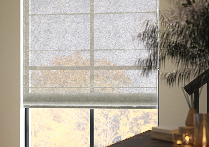 Pescara Voile, Fossil Grey - Roman Blind - Image 5